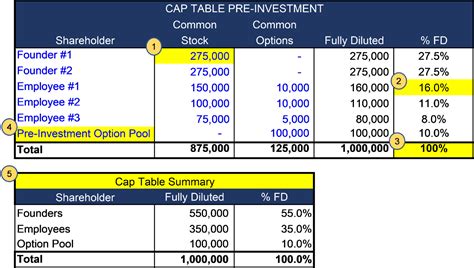 startup company equity structure|Cap Tables 101 for Founders: The Essential Guide for Startup .